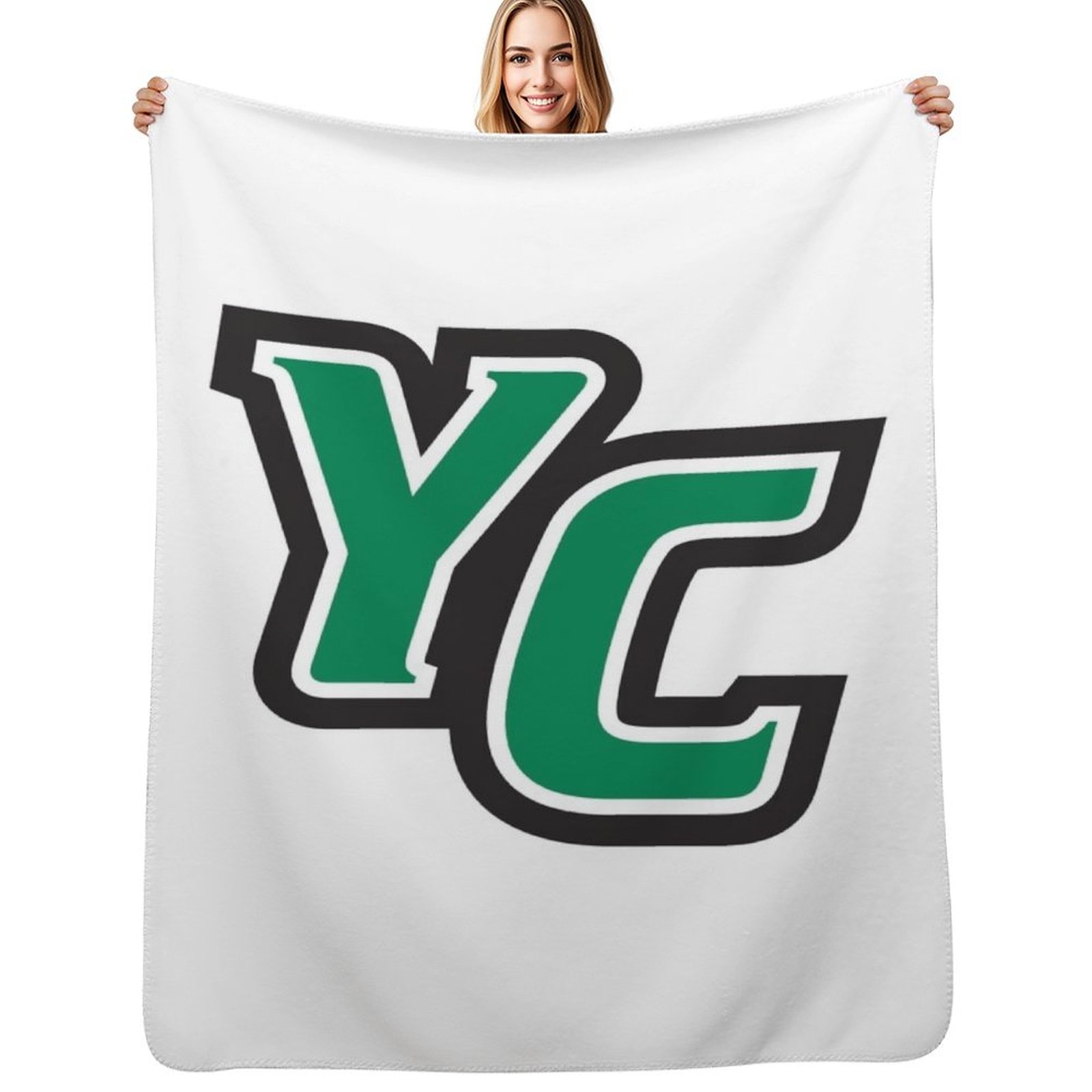 3D Printing York - York spartans Throw Blanket Machine Washable