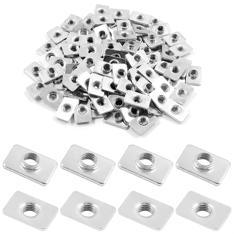 3D Printer Enclosure Frame - 100pcs Flat Sliding T-Slot Nut M5