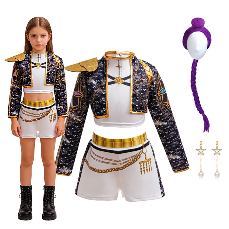3D Printing Gold - Girls Hip‑Hop 3D Print Gold Trim