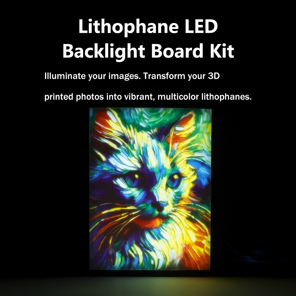 KC010 Lithophane CMYK PLAFilam - 3D Printer Enclosure Frame 评论和价格