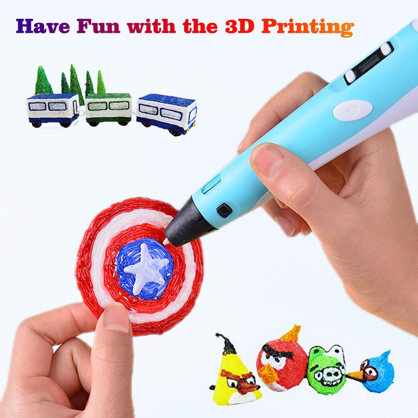 40/32/30 Colors PLA Filament f - 3D Printing Pen For Kids 评论和价格