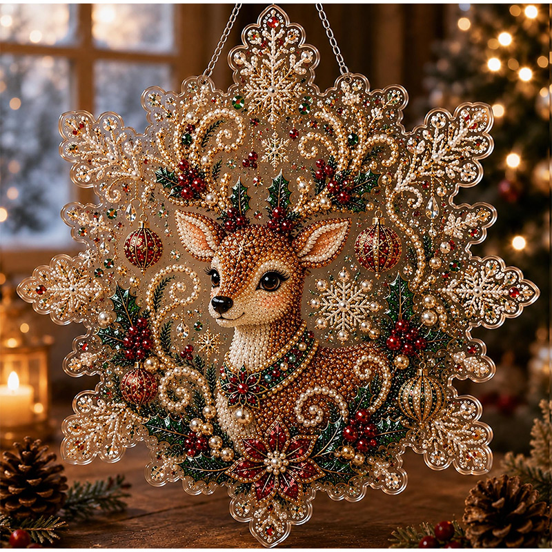 DIY Christmas Pearl Diamond Pa - 3D Printing Gif 评论和价格