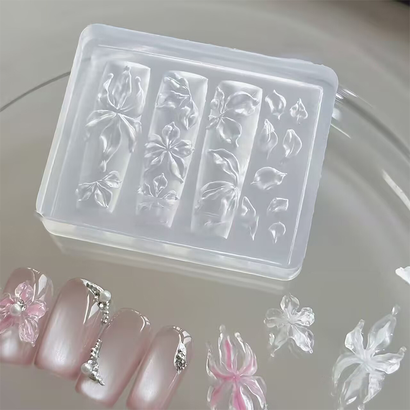 ~1Pc 3D Ice Crystal Flower Ice - 3D Printing With Silicone 评论和价格