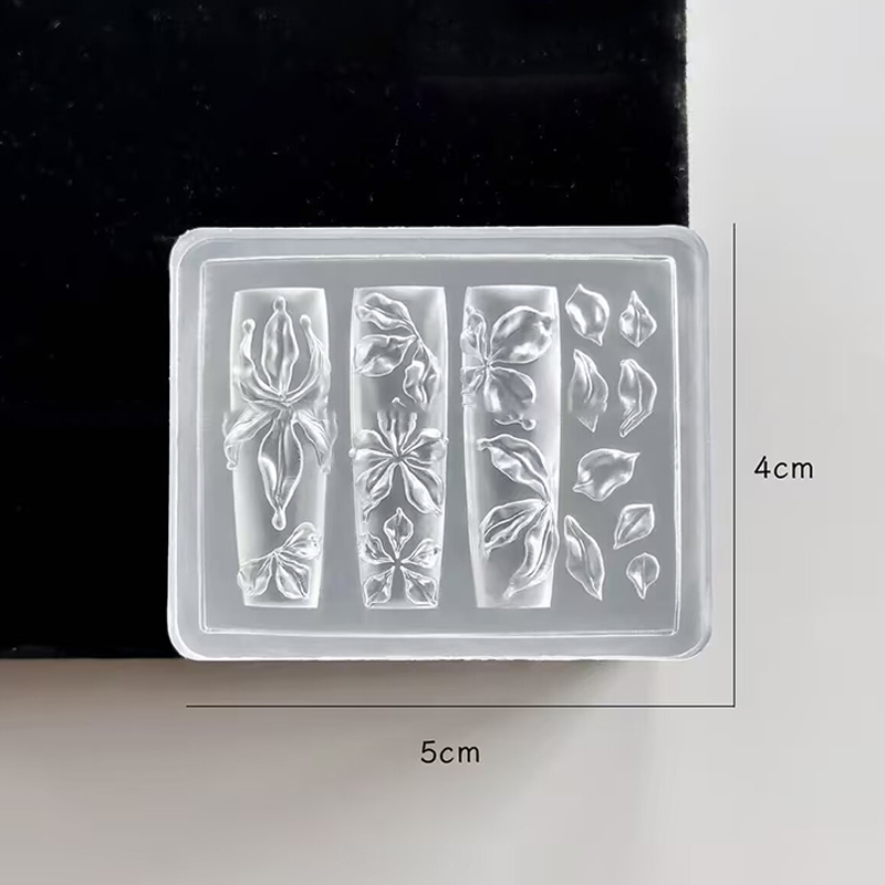 ~1Pc 3D Ice Crystal Flower Ice - 3D Printing With Silicone 评论和价格