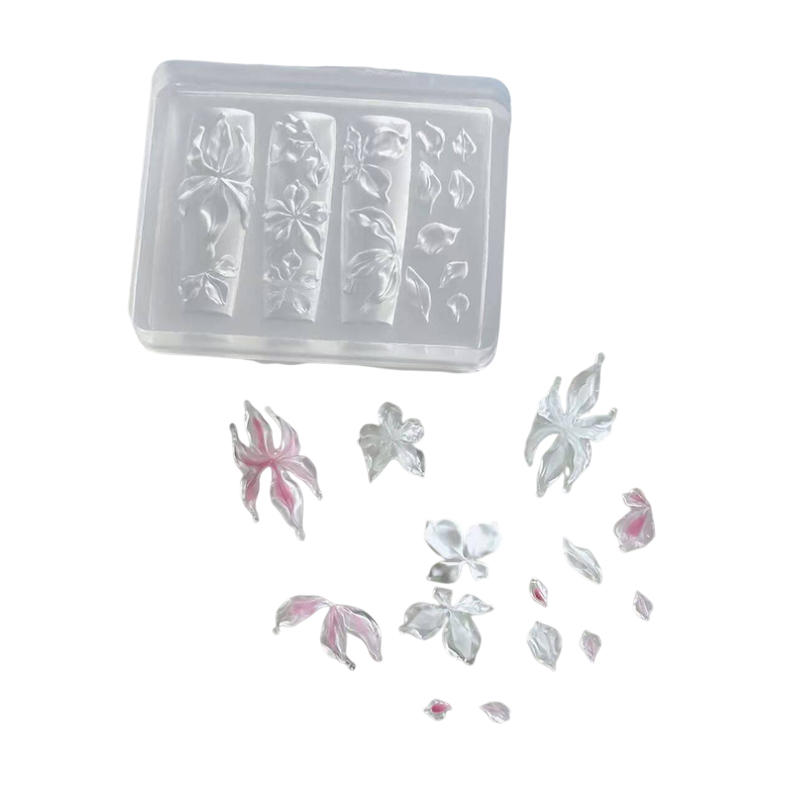 ~1Pc 3D Ice Crystal Flower Ice - 3D Printing With Silicone 评论和价格