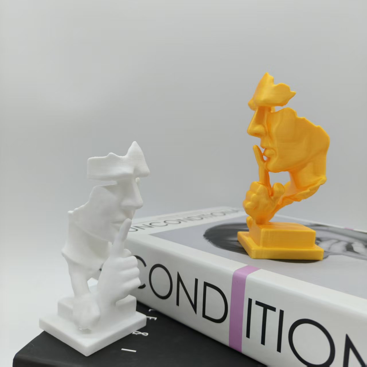 Thinker Statue, Silence Is Gol - 3D Printing Gif 评论和价格