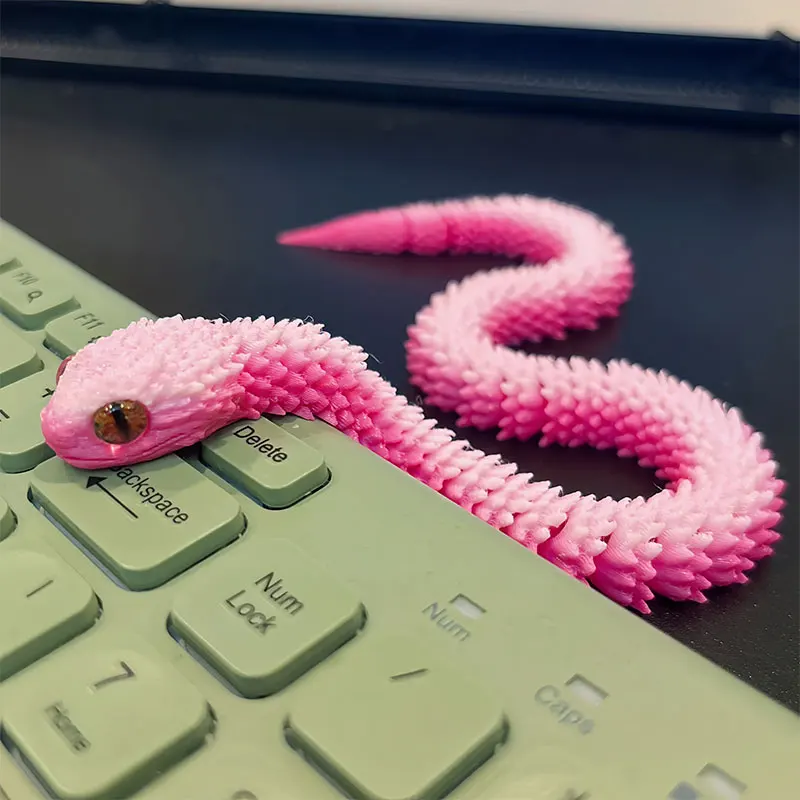 3D Printed Snake Rotatable Art - 3D Printing Gif 评论和价格