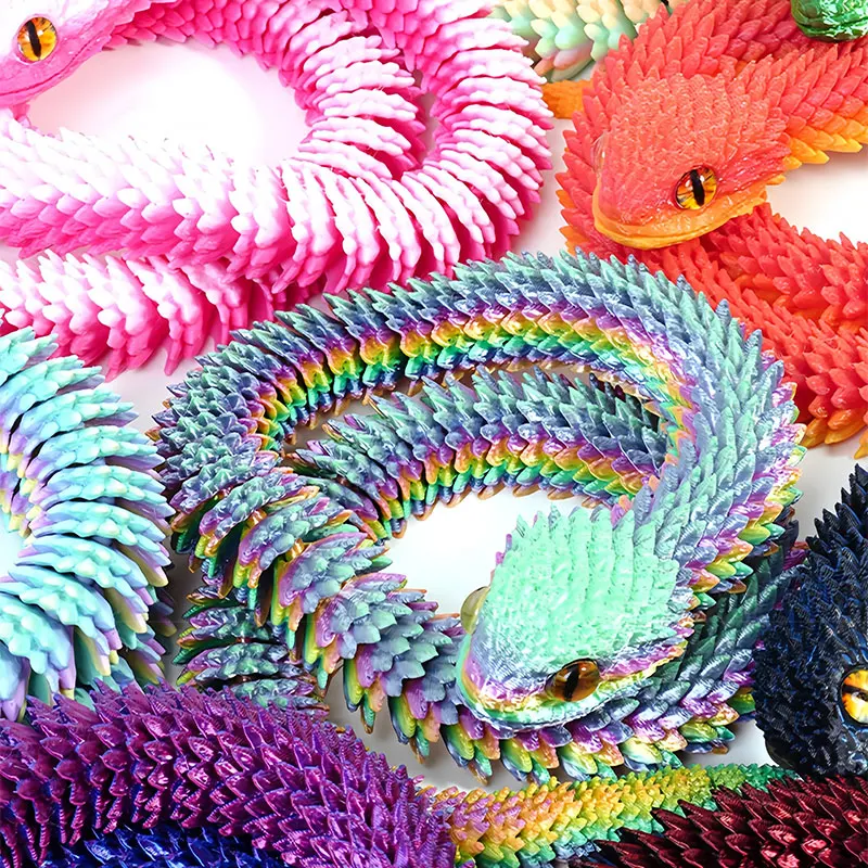 3D Printed Snake Rotatable Art - 3D Printing Gif 评论和价格