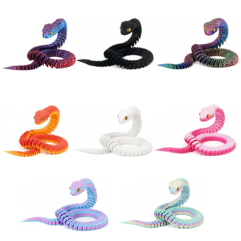3D Printed Snake Rotatable Art - 3D Printing Gif 评论和价格