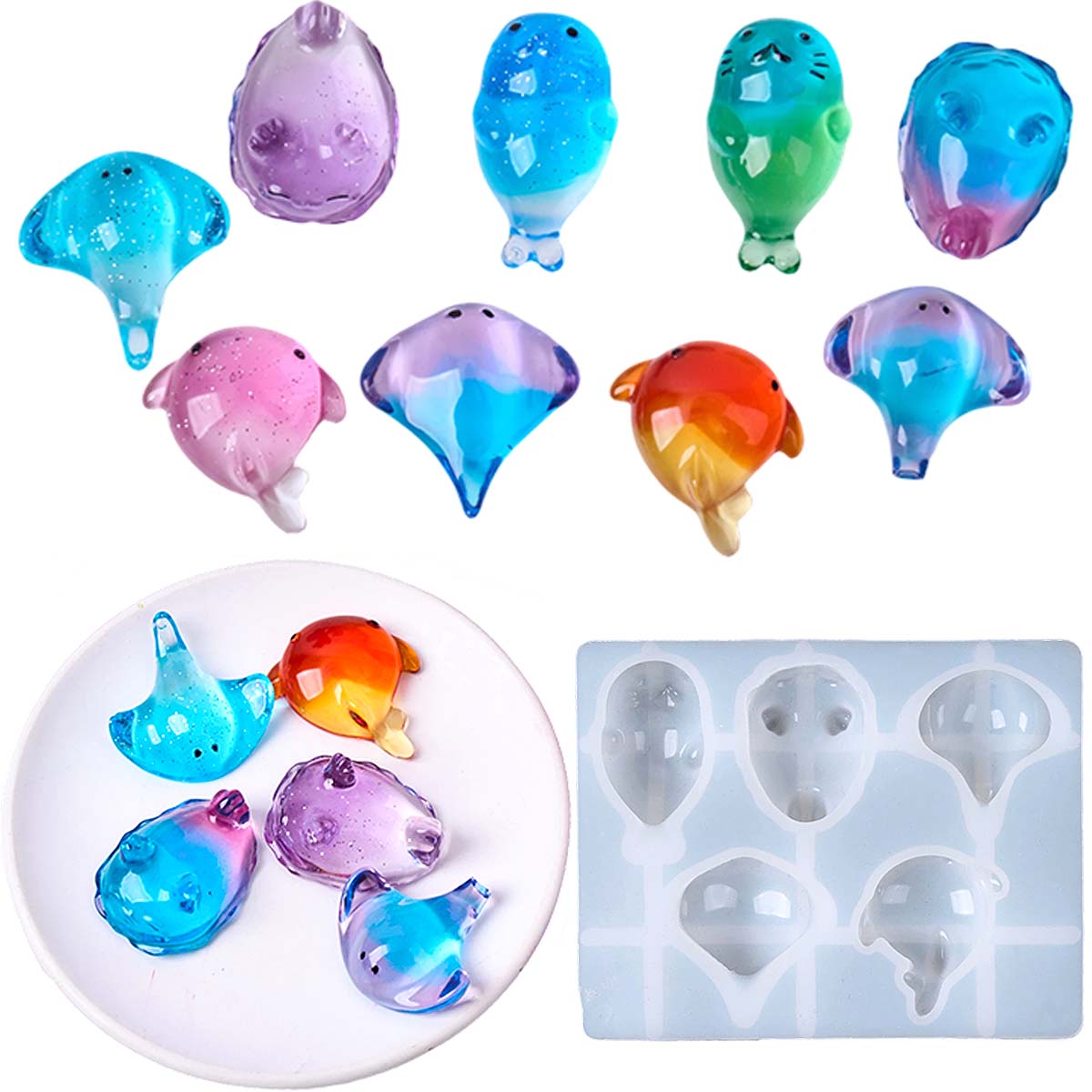 3D Healing Kawaii Manta Ray Wh - 3D Printing With Silicone 评论和价格