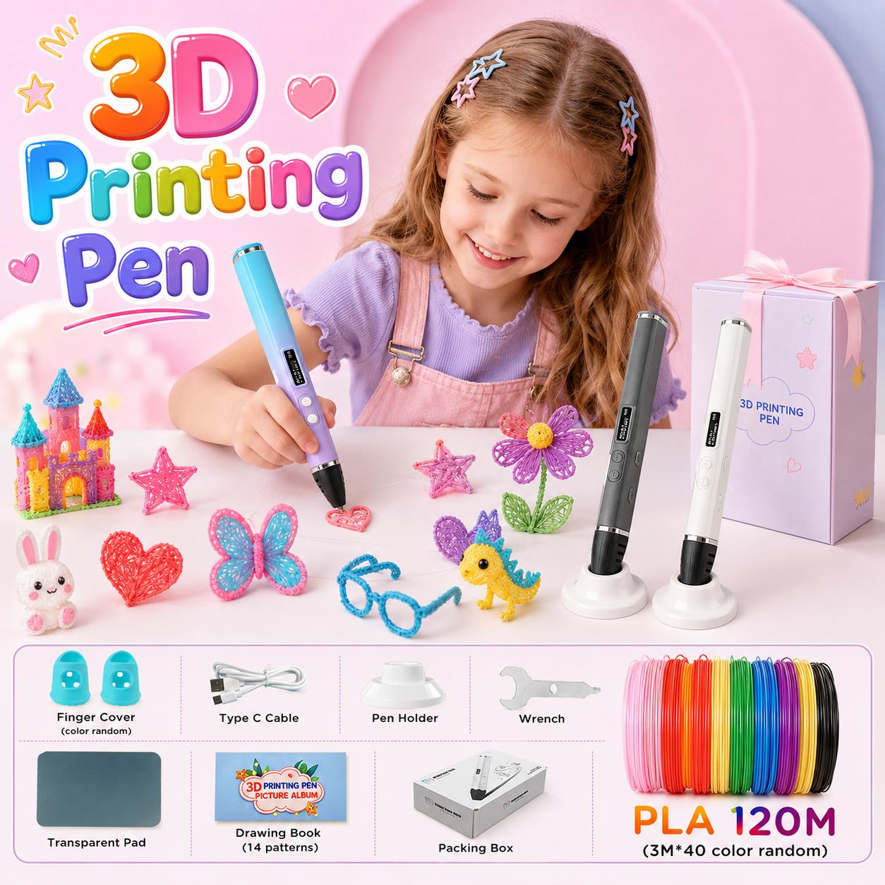 3D Printing Pen Kids with Type - 3D Printing Pen For Kids 评论和价格
