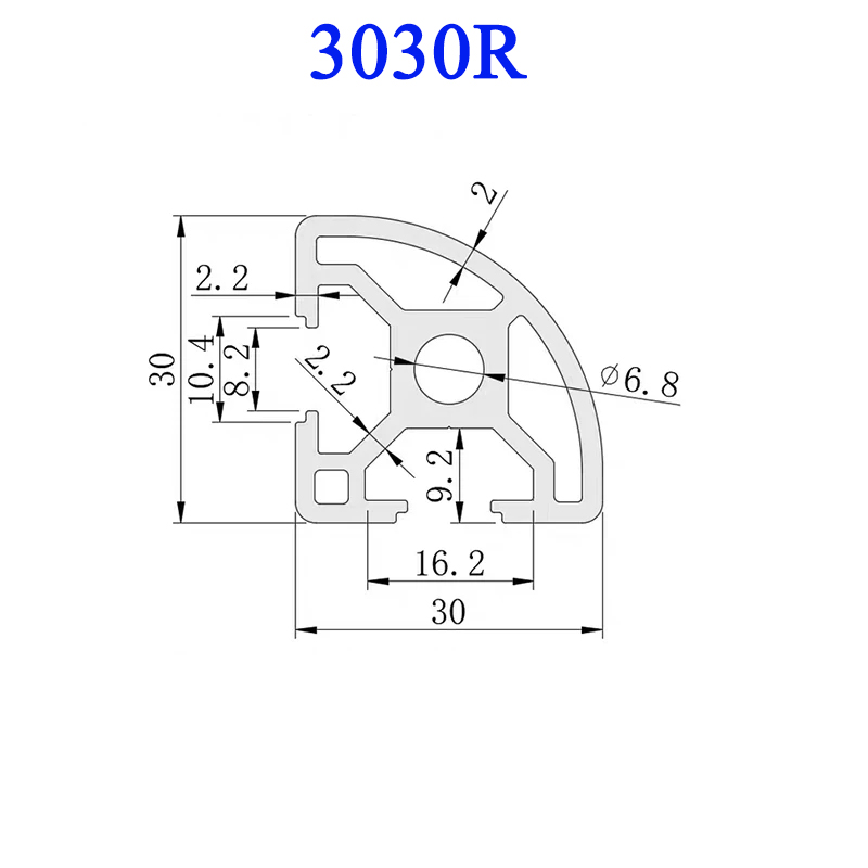 1PC 3030R European Standard Al - 3D Printer Enclosure Frame 评论和价格