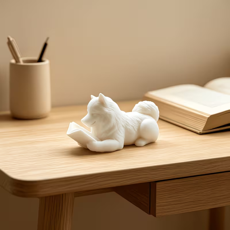 Studying Samoyed Decor Statue, - 3D Printing Enthusiast 评论和价格