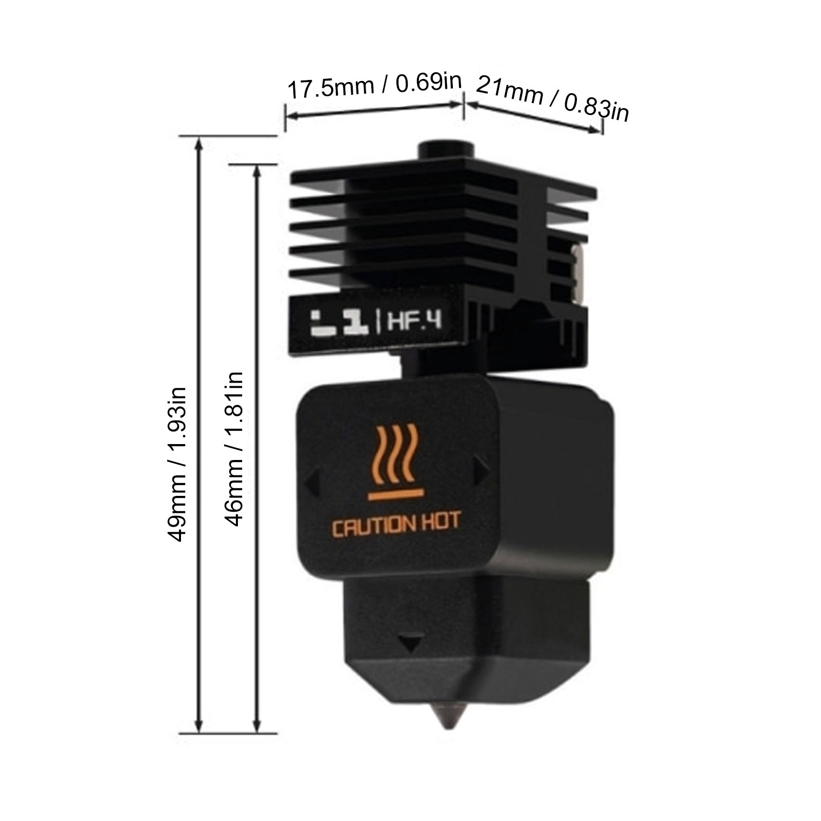 E5 High Flow Hotend Replacemen - Nozzle 0.4Mm Hardened 评论和价格