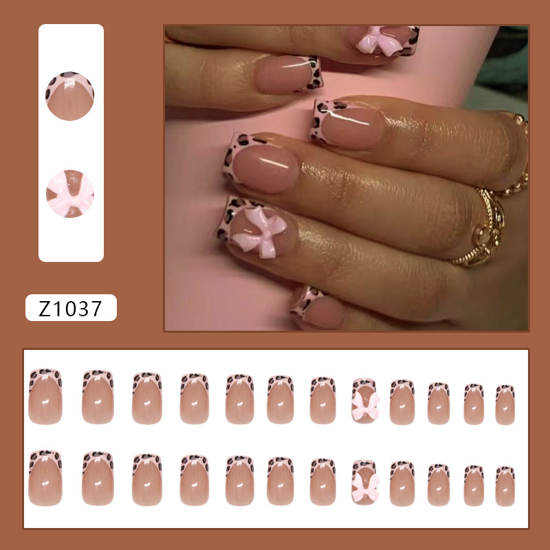 Pink Leopard Print French Tip  - 3D Printing Abs 评论和价格