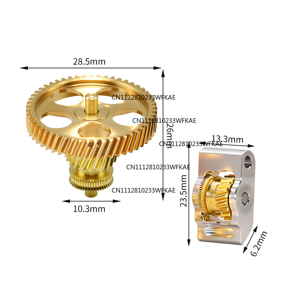 P2S upgrade extruder all-metal - 3D Printing Gold 评论和价格