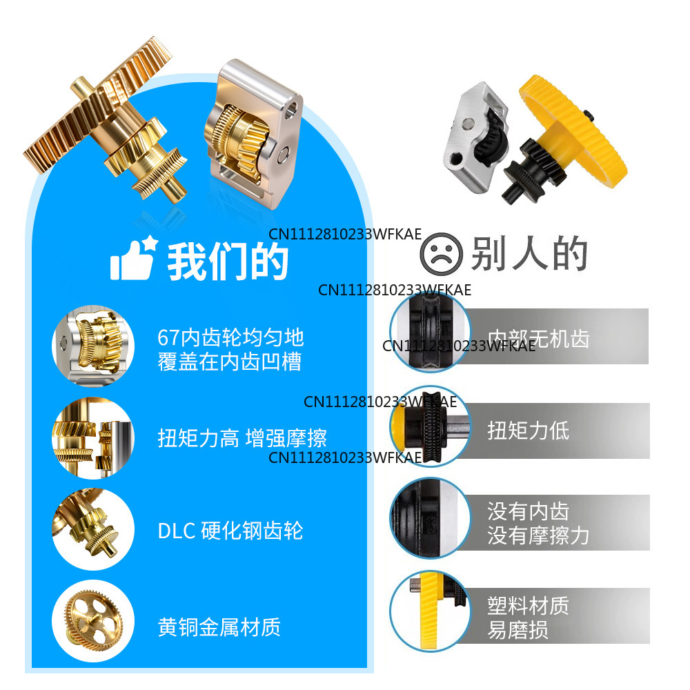 P2S upgrade extruder all-metal - 3D Printing Gold 评论和价格