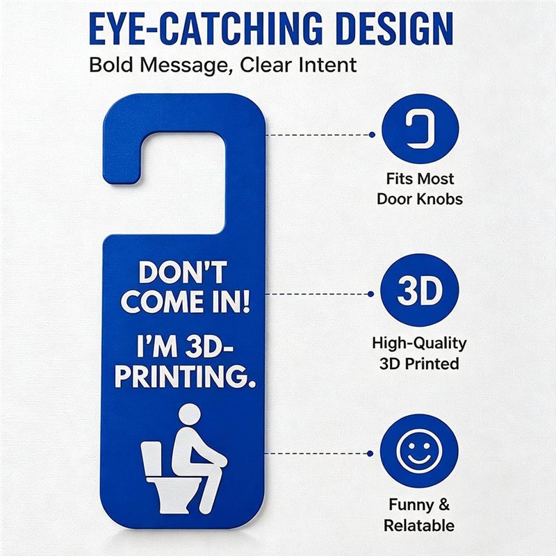 IALJ-Funny 3D Printing Door Ha - 3D Printing Enthusiast 评论和价格