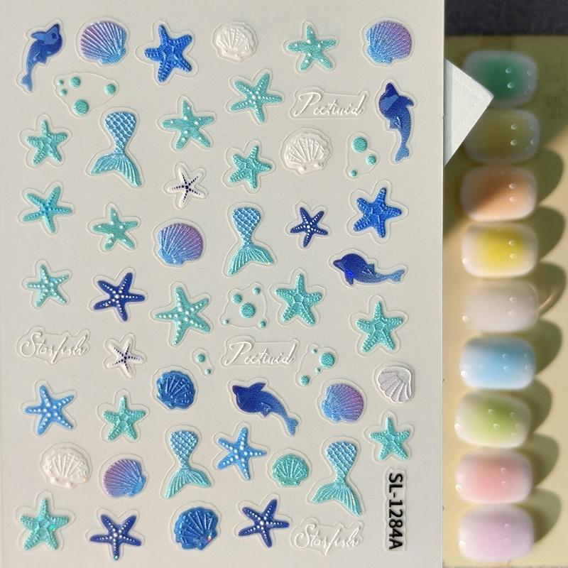 Embossed 3D Ocean Nail Art Sti - 3D Printing Enthusiast 评论和价格