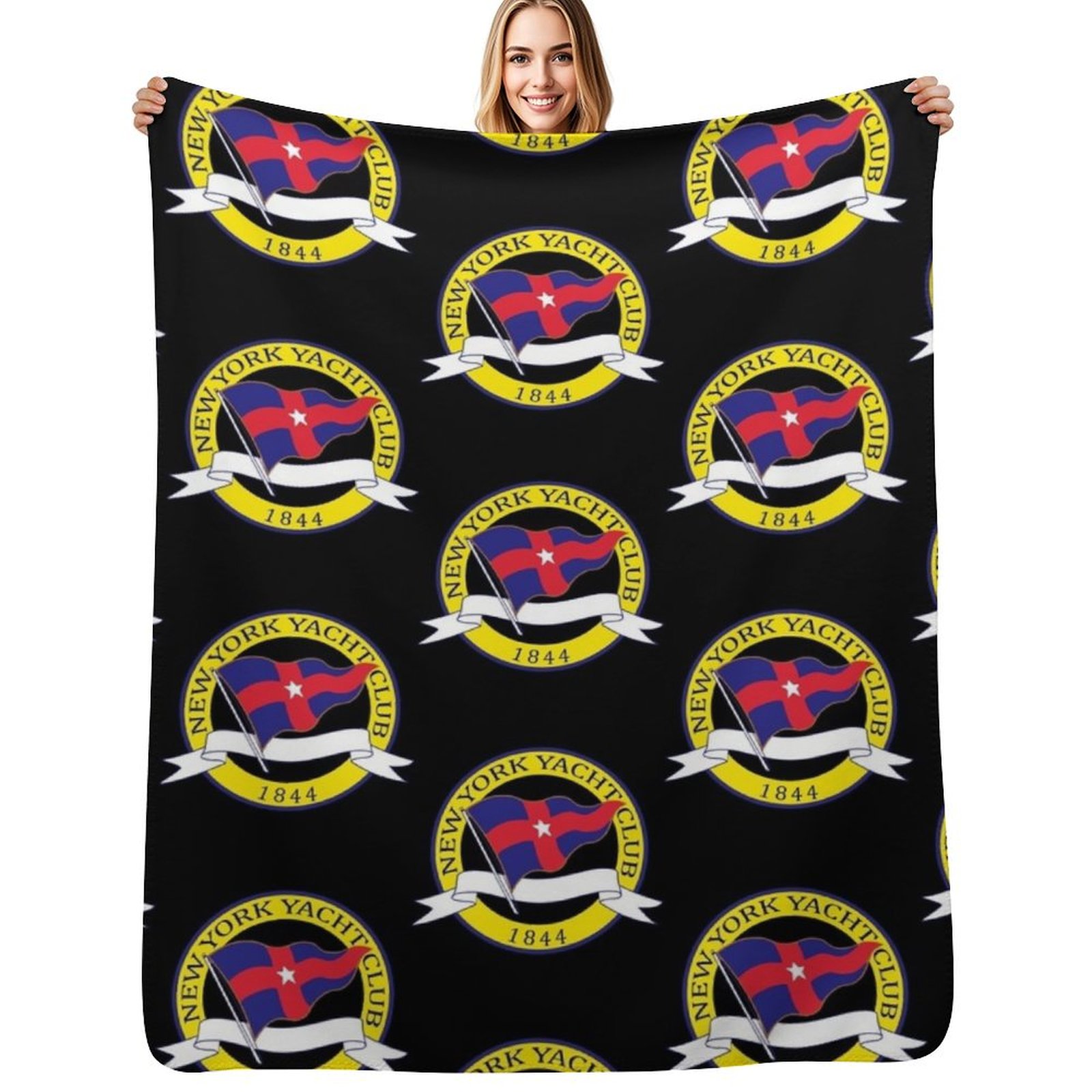 new york yacht club Throw Blan - 3D Printing York 评论和价格