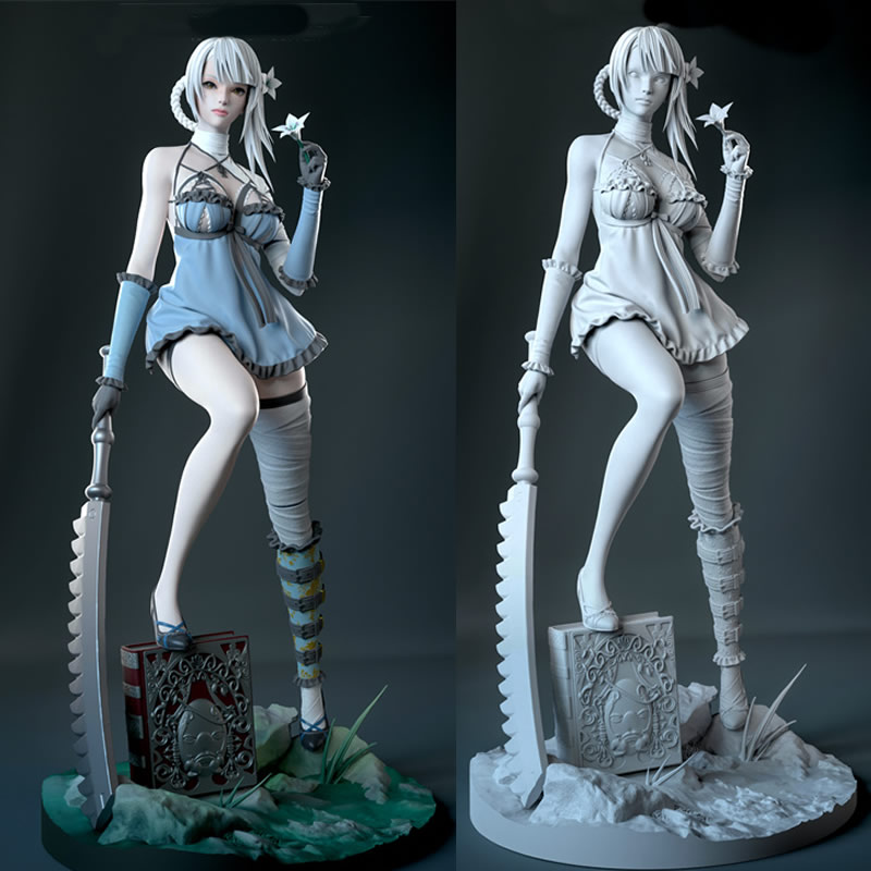 31CM Game Character 6004 Kaine - 3D Printing Abs 评论和价格