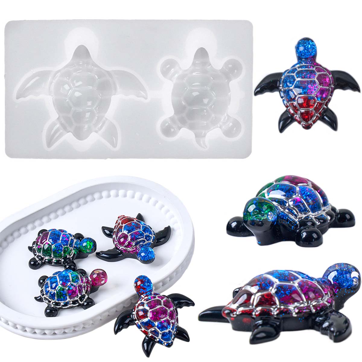 3D Sea Turtle Keychain Silicon - 3D Printing With Silicone 评论和价格