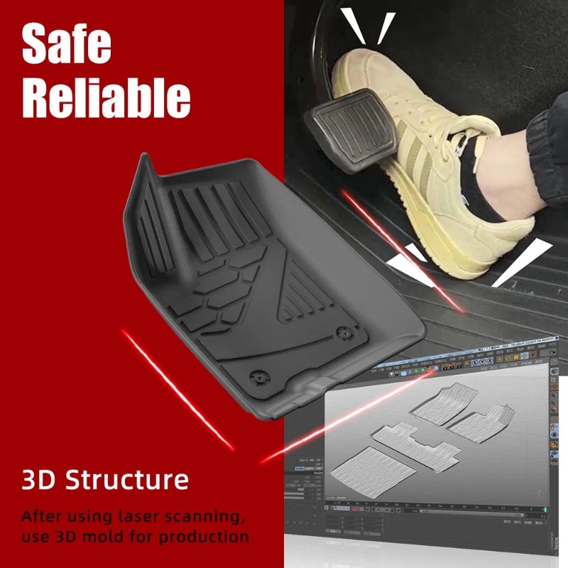 TPE 3D Fuel 5 Seats Trunk Mat  - 3D Printing Tpe 评论和价格