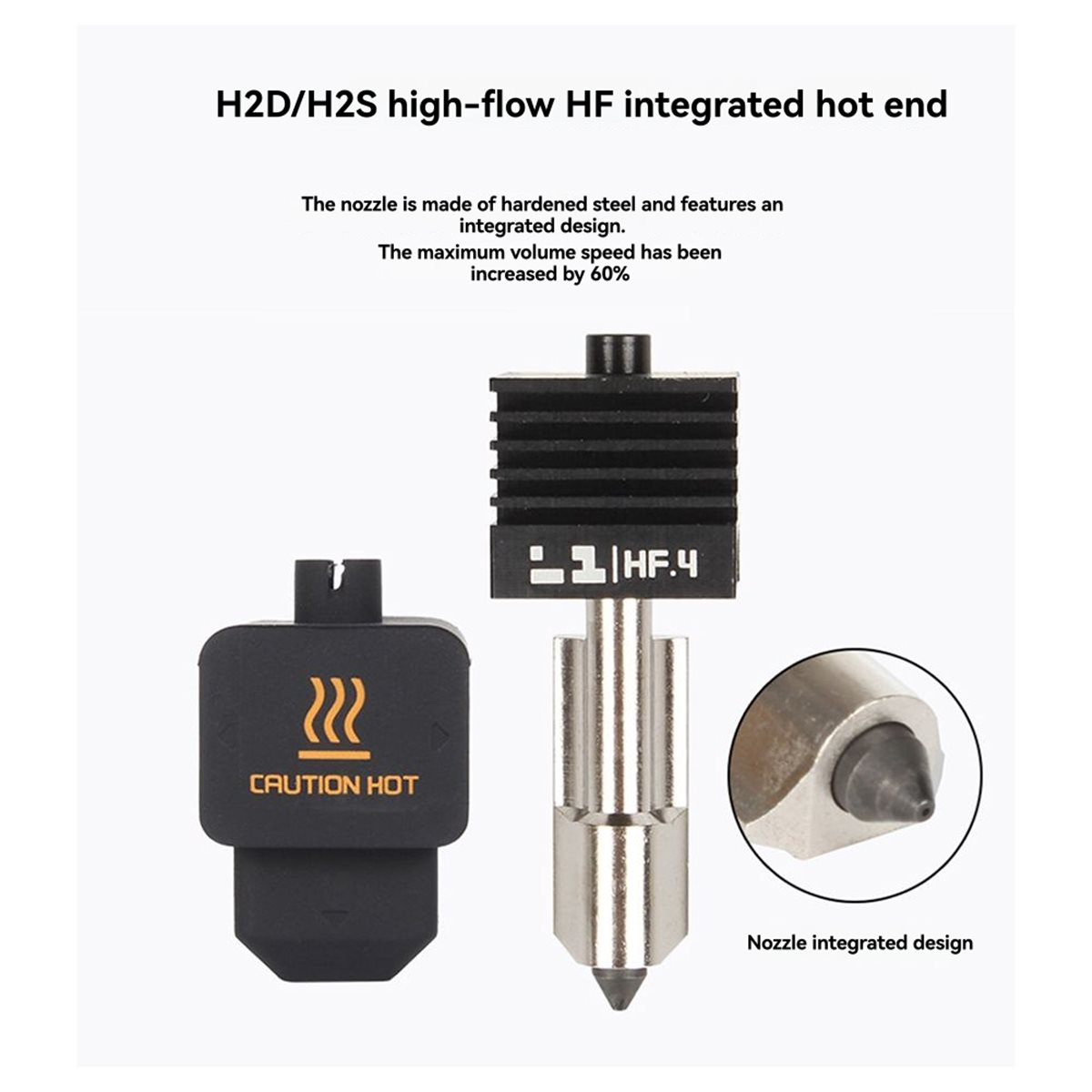 A64I For H2D H2S Hotend Kit fo - Nozzle 0.4Mm Hardened 评论和价格
